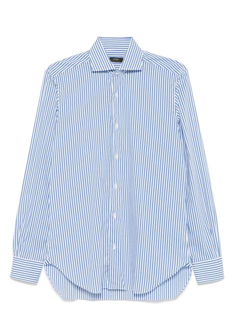Blue striped shirt Barba - men