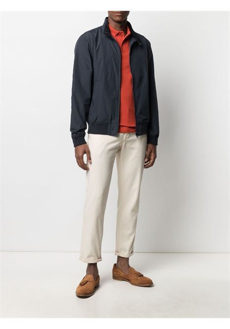 Bomber royston in blu - BARBOUR uomo BARBOUR | MCA0412NY71