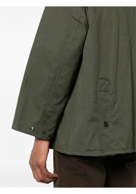 Giacca Bedale con collo a contrasto in verde e marrone Barbour - uomo BARBOUR | MCA0933SG71