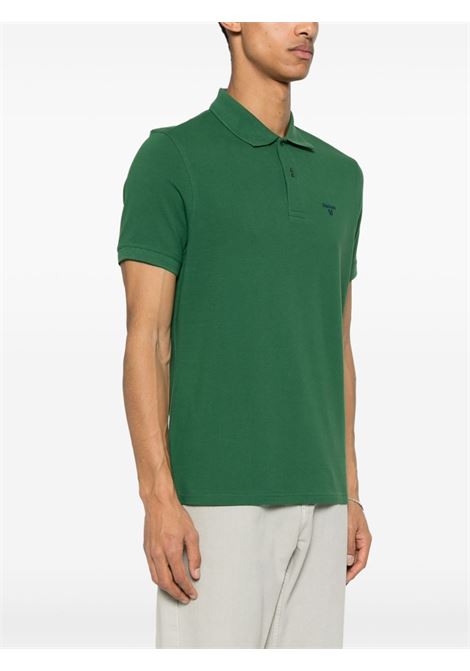 Polo con ricamoo in verde Barbour - uomo BARBOUR | MML1367OL72