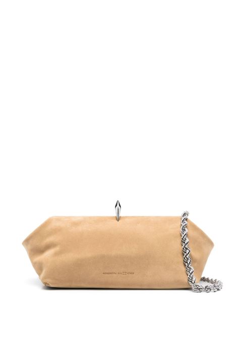 Borsa a mano scamosciata in beige Benedetta Bruzziches - donna BENEDETTA BRUZZICHES | Borse clutch | SS25119106