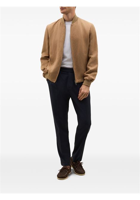 Bomber con colletto in beige Boglioli - uomo BOGLIOLI | OC0204SB51060300