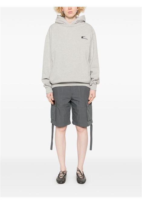 Felpa Segre con cappuccio a strati in grigio Carrer - unisex CARRER | SEGRELAYEREDGRY