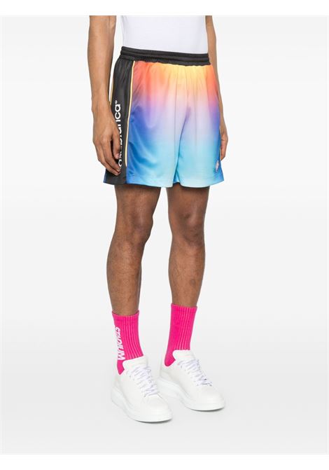 Multicolor Birdseye shorts Casablanca - men CASABLANCA | MS25JTR25301MLT