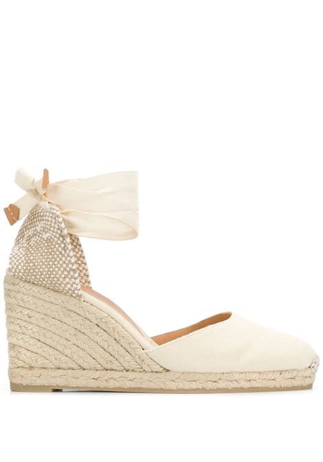 Beige and pink wedge heel espadrilles Castañer - CASTANER women CASTAÑER | Espadrilles | 020962203