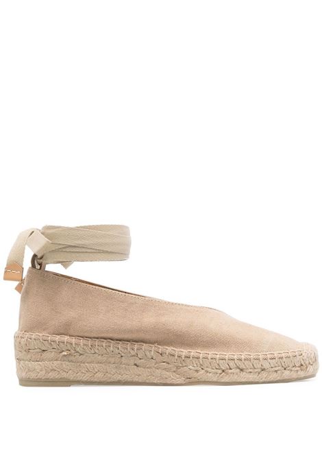 Beige ankle-strap almond-toe espadrilles Castañer - women CASTAÑER | Espadrilles | 0222372017