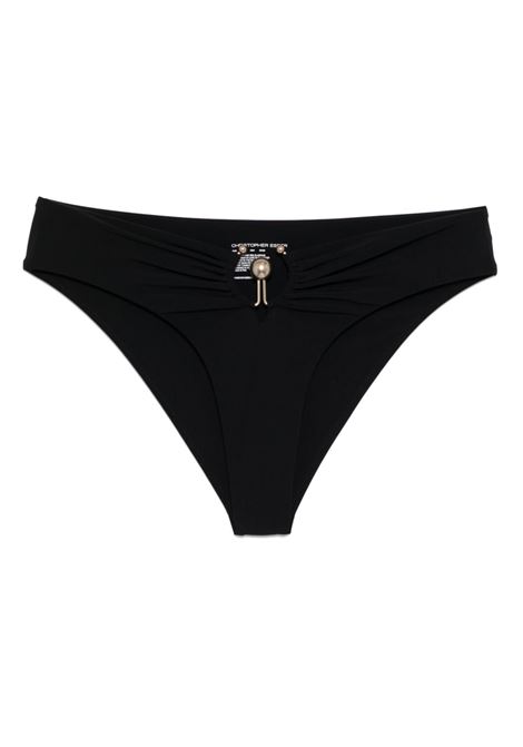 Slip con ruches Orbit Christopher Esber - donna CHRISTOPHER ESBER | Costumi | 25027207BLK