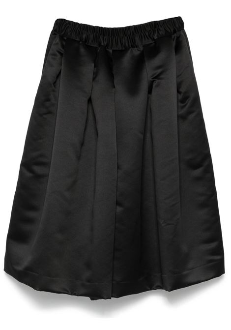 Pantaloni a gamba ampia in nero comme des garcons - donna COMME DES GARCONS | Pantaloni | GOP0111
