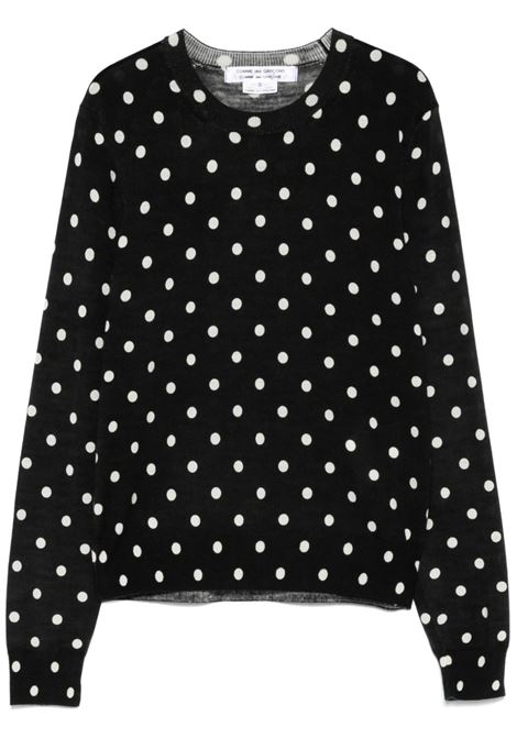 Black polka-dot jumper Comme des garcons comme des garcons  - women COMME DES GARCONS COMME DES GARCONS | Sweaters | RON5061