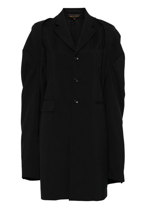 Black detachable-sleeves coat Comme Des Garçons - women COMME DES GARCONS | Blazers | GOJ0411