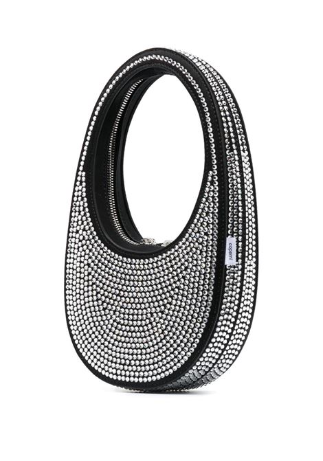 Black crystal swipe mini bag COPERNI - women COPERNI | COPBA01BIS455BLK