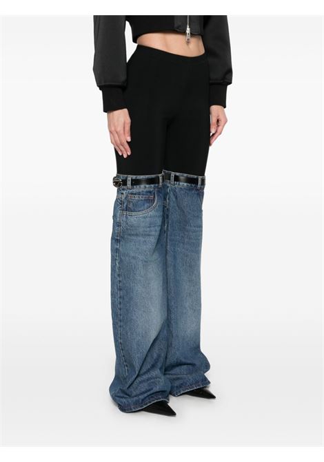 Black and blue Hybrid jeans Coperni - women COPERNI | COPP24BISF2014BLKBL