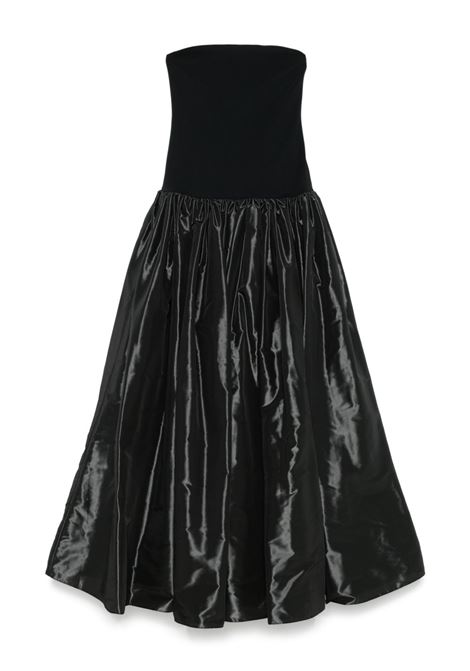 Black bustier princess dress Coperni - women COPERNI | COPR195F3042BLK