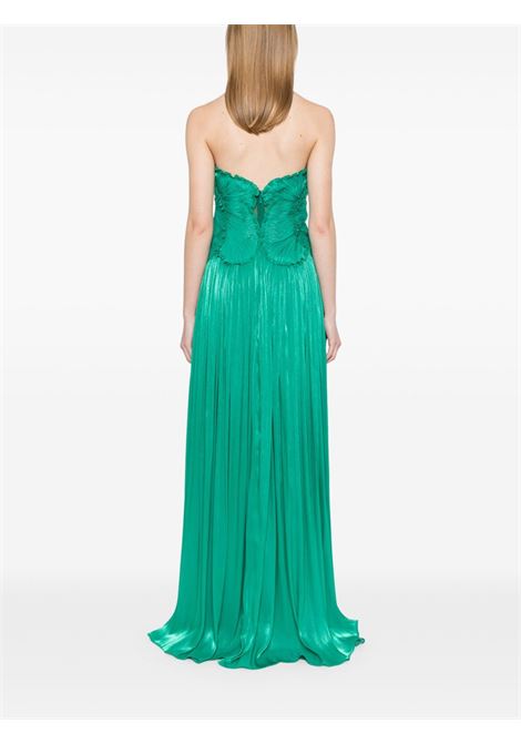Abito lungo in lurex verde Costarellos - donna COSTARELLOS | PS2510JADE