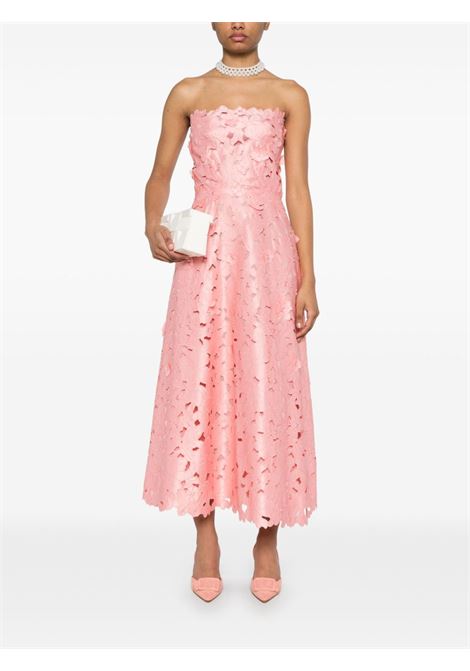 Light pink Norina maxi dress Costarellos - women COSTARELLOS | PS2565PINKSORBET