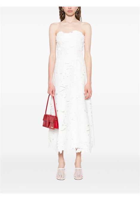 Abito da cocktail Darya in pizzo in bianco Costarellos - donna COSTARELLOS | SS2515OFFWHT