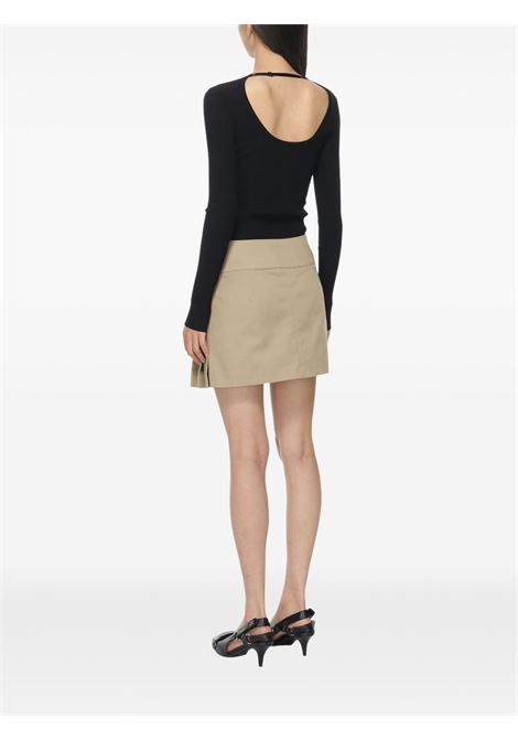 Top a maniche lunghe in nero Courrèges - donna COURRÈGES | 125MPU105FI00019999