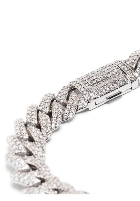 Bracciale mini prong pavé in argento Darkai - unisex DARKAI | DIBR0029BBDILWH