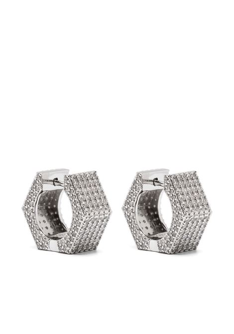 Orecchini a cerchio piccoli in argento di Darkai - unisex