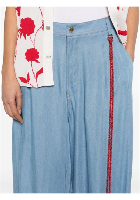 Light blue Phebe trousers Darkpark - women DARKPARK | WTR36STBL030056
