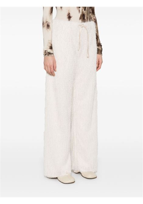 White Aria fringed trousers Darkpark - women DARKPARK | WTR57FAC610001