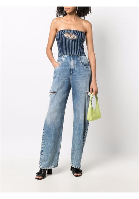 Blue  logo-plaque bandeau top - DIESEL women DIESEL | A057700HEAS81E