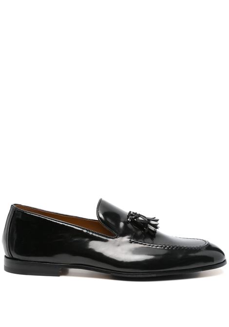 Black leather loafers Doucal's - men DOUCAL'S | Loafers | DU1080PANNUF255NN00