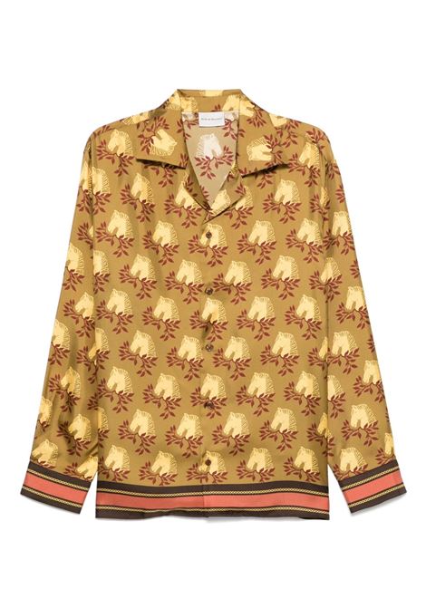 Camicia La Chemise ML in giallo Drôle de monsieur - uomo DROLE DE MONSIEUR | Camicie | GSH206SE011MS