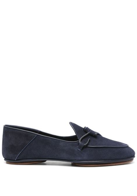 Mocassini in pelle scamosciata in blu Edhèn milano - donna EDHÈN MILANO | Mocassini | COMPFLYDSUE1078