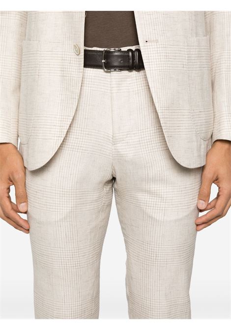 Completo a quadri in beige chiaro Eleventy - uomo ELEVENTY | K75ABUK03TES0K03202