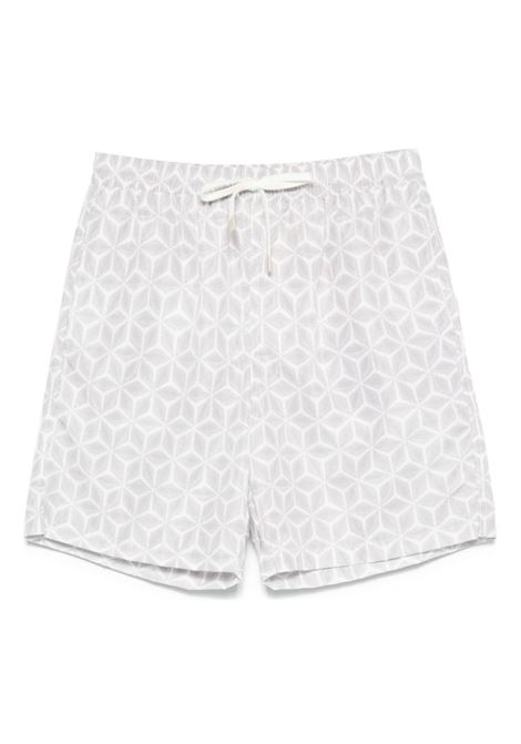 Costume da bagno a fiori in beige Eleventy - uomo