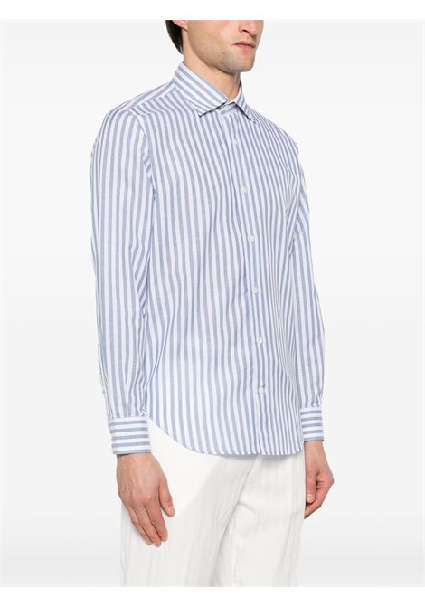 Blue striped shirt Eleventy - men ELEVENTY | K75CAMK01TES0K1570801