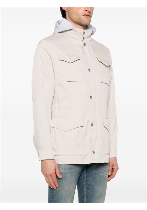 Sand beige hooded jacket Eleventy - men ELEVENTY | K75GBTK07TES0K1470213