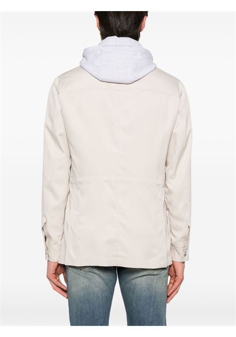 Sand beige hooded jacket Eleventy - men ELEVENTY | K75GBTK07TES0K1470213