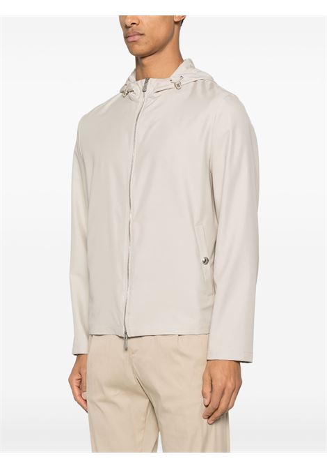 Giacca con cappuccio in beige chiaro Eleventy - uomo ELEVENTY | K75GBTK10TES0K08502