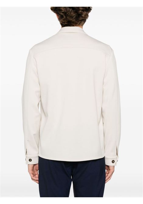 Beige classic-collar shirt jacket Eleventy - men ELEVENTY | K75GIAK08TES0K08002