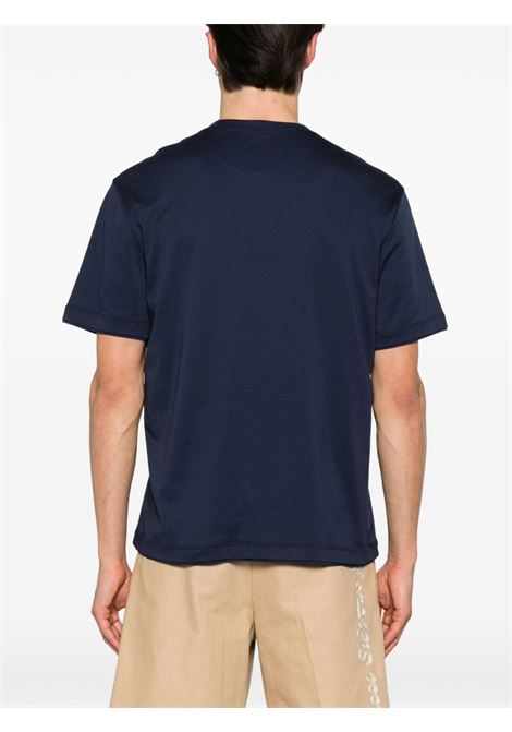 T-shirt a strati in blu Eleventy - uomo ELEVENTY | K75TSHK19TES0K03511