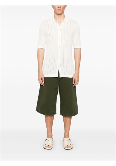 Camicia in maglia in bianco eleventy - uomo ELEVENTY | K76MAGK52MAG0A00101