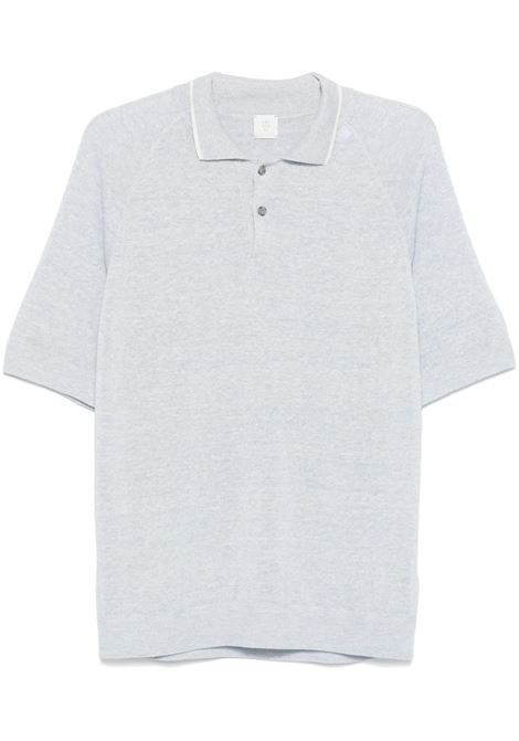 Grey melange-effect polo eleventy - men