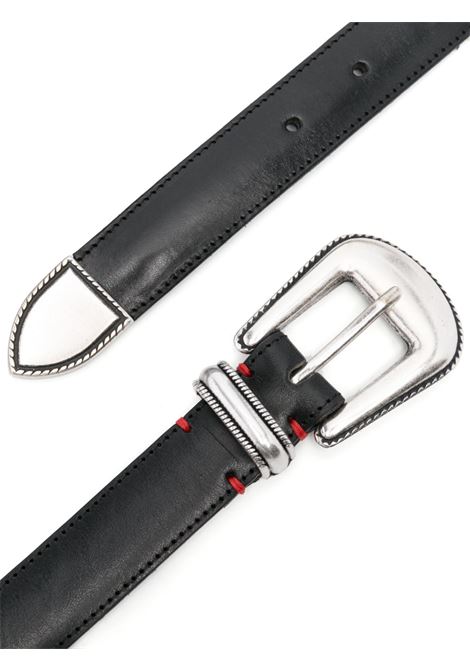 Black leather belt Eleventy - men ELEVENTY | K77CINK07PEL0K00522