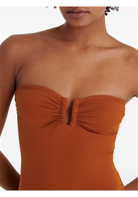 Brown cassiopee bustier one-piece swimsuit Eres - women ERES | 011406ECRC