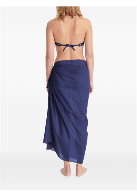 Sarong Cabine con ricamo in blu Eres - donna ERES | 082402NTQ