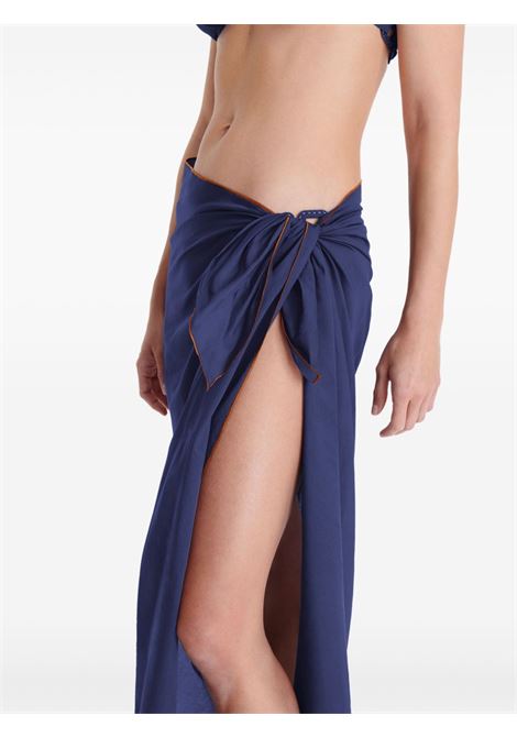 Sarong Cabine con ricamo in blu Eres - donna ERES | 082402NTQ