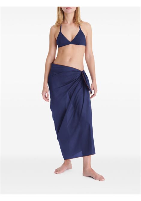 Sarong Cabine con ricamo in blu Eres - donna ERES | 082402NTQ