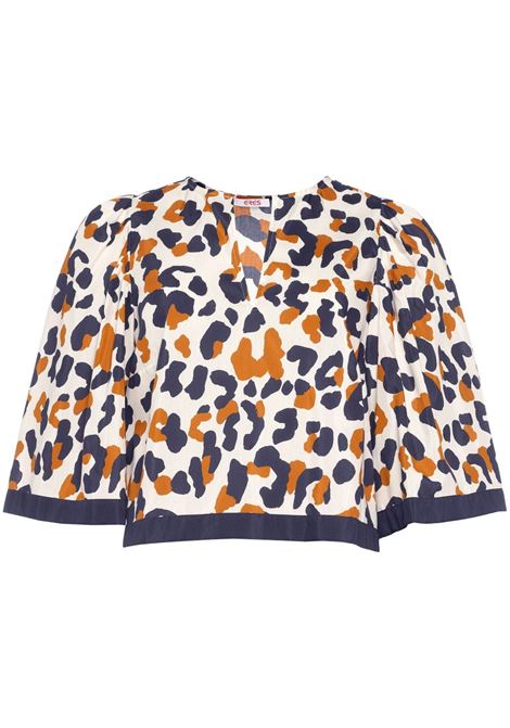 Top Hublot in bianco e multicolore Eres - donna
