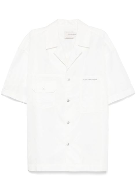 Camicia con ricamo in bianco Feng chen wang - uomo FENG CHEN WANG | Camicie | FUS19SR12SNDWSHDGRY