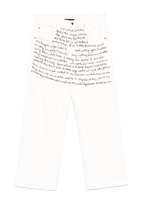Jeans con ricamo in azzurro Glass Cypress - uomo GLASS CYPRESS | Jeans | 6012519031WHT