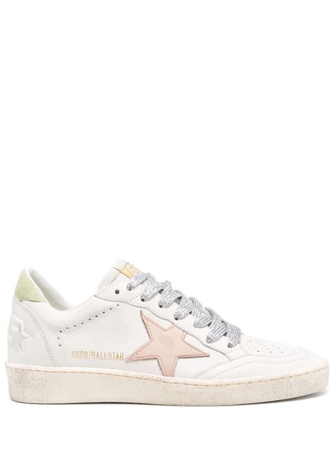 Sneakers ball star in bianco, rosa e verde Golden goose - donna GOLDEN GOOSE | Sneakers | GWF00117F00681912164