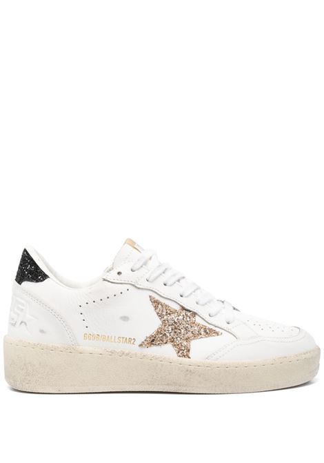 White and gold Ballstar 2 sneakers Golden goose - women GOLDEN GOOSE | Sneakers | GWF00804F00696410471