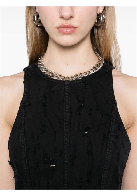 Abito lungo con effetto vissuto in nero Haikure - donna HAIKURE | HEW08094GF167PXT0547